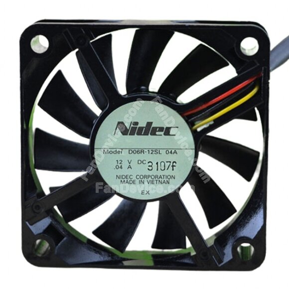 Nidec D06R-12SL 04A DC 12V 0.04A 6015 Axial Cooling Fan