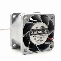 Sanyo Denki 9GE0412P3J03 DC 12V 0.65A 2 Wires Axial Cooling Fan