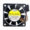 Sanyo Denki 9WF0624H7D04 A90L-0001-0423#105S DC 24V 0.12A 3 Wires Axial Cooling Fan