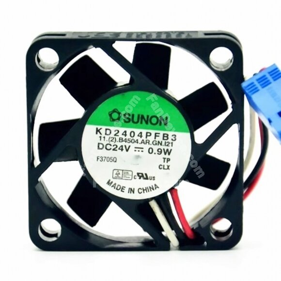 Sunon KD2404PFB3 DC 24V 0.9W 2 Wires / 3 Wires Axial Cooling Fan