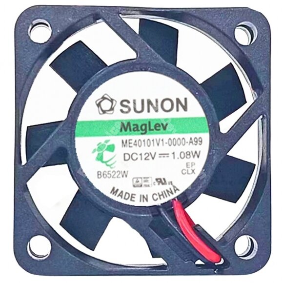 Sunon Maglev ME40101V1-0000-A99 DC 12V 1.08W 2 Wires Axial Cooling Fan
