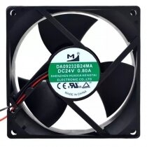 YM DA09232B24MA DC 24V 0.80A 2 Wires Axial Cooling Fan