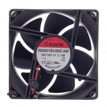 SUNON EE80251B3-000C-A99 DC 12V 1.1W 2 Wires Axial Cooling Fan