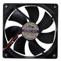 JAMICON JF1225B2UR-R DC 24V 0.28A 12025 Brushless Axial Cooling Fan