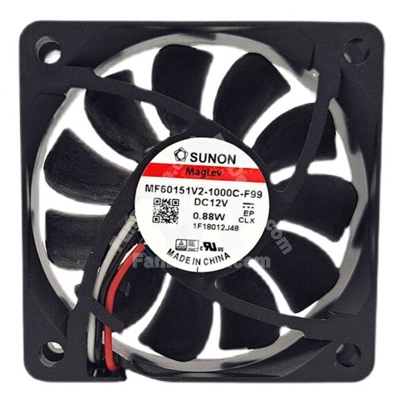 Sunon Maglev MF60151V2-1000C-F99 DC 12V 0.88W 6015 Axial Cooling Fan
