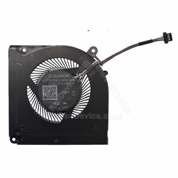 Cooling Fan for MECHREVO X8TI FIREBAT T6 EG75070S1-C450-S9A