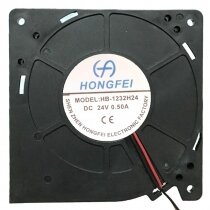 HONGFEI HB-1232H24 DC 24V 0.50A 2 Wires 12032 Blower Cooling Fan