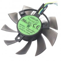 EVERFLOW T128015BU DC 12V 0.50AMP 4 Wires Axial Cooling Fan