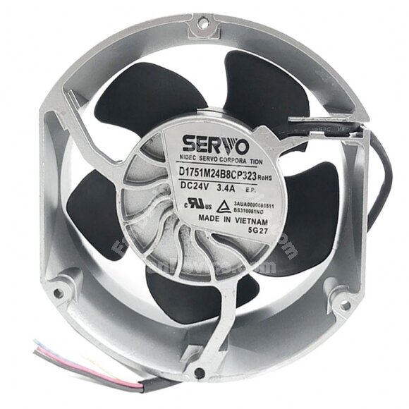 Servo D1751M24B8CP323 DC 24V 3.4A 4 Wires 17251 Axial Cooling Fan