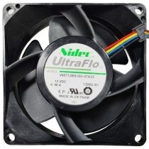Nidec UltraFlo V80T12BS1B3-07A25 DC 12V 0.48A 4 Wires PWM Axial Fan