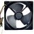 Nidec U12E12MS1M3-52Z20 DC 12V 0.136A 4 Wires 12032 Axial Cooling Fan