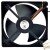 Nidec U12E12MS1M3-52Z20 DC 12V 0.136A 4 Wires 12032 Axial Cooling Fan