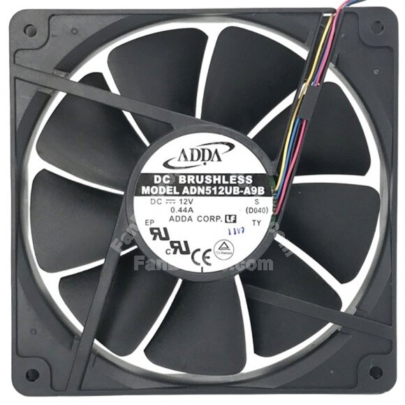 ADDA ADN512UB-A9B 12V 0.44A DC Brushless Axial Fan