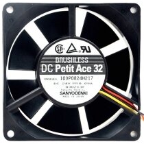 Sanyo 109P0824H217 24V 0.09A Axial Cooling Fan