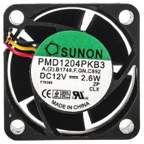Sunon PMD1204PKB3 12V 2.6W 2 / 3 Wires Axial Cooling Fan