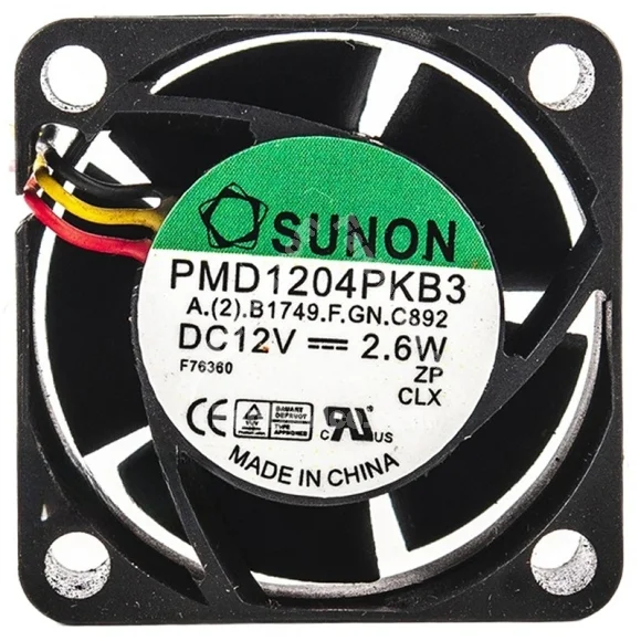Sunon PMD1204PKB3 12V 2.6W 2 / 3 Wires Axial Cooling Fan
