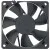 ADDA AD0712HS-D71 12V 0.25A 2 Wires Axial Cooling Fan