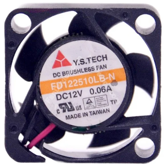 Y.S.TECH FD122510LB-N 12V 0.06A DC Brushless Cooling Fan