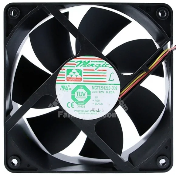 Magic MGT12012LB-O38 12V 0.20A 12038 Axial Cooling Fan