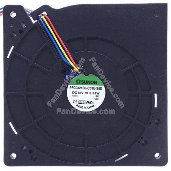 Sunon PFC0321B3-C03U-S9D 12V 3.39W Blower Cooling Fan