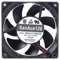 Sanyo 9GH1212M405 12V 0.13A 2 / 3 Wires Cooling Fan