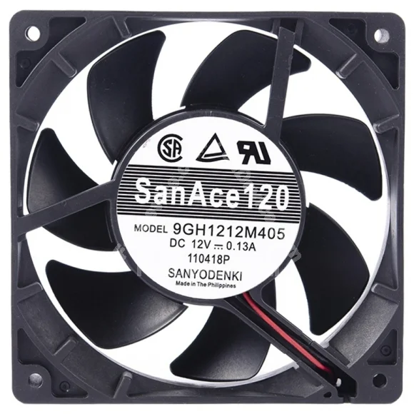 Sanyo 9GH1212M405 12V 0.13A 2 / 3 Wires Cooling Fan