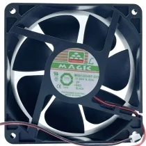 Magic MGA12024HF-O25 24V 0.30A 2 Wires Axial Cooling Fan