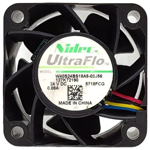 Nidec W40S24BS18A5-03J56 24V 0.08A 4 Wires PWM Axial Fan