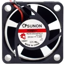 Sunon KDE0504PKV1 5V 1.0W 2 Wires Axial Cooling Fan