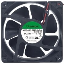 Sunon KD2412PMS1-6A 24V 6.7W 2 / 3 Wires Axial Cooling Fan