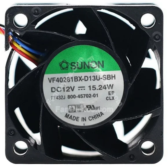 Sunon VF40281BX-D13U-SBH 12V 15.24W 4 Wires Cooling Fan