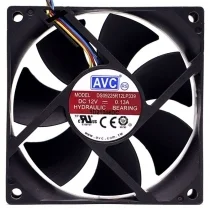 AVC DS09225R12LP339 12V 0.13A 4 Wires Axial Cooling Fan