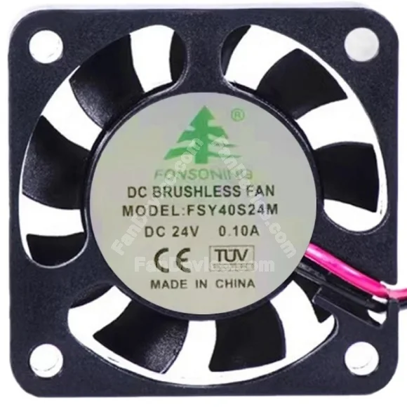 FONSONING FSY40S24M 24V 0.10A 2 Wires Axial Cooling Fan