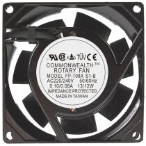 COMMONWEALTH FP-108A S1-B 220/240V 0.10/0.08A 13/12W Cooling Fan