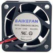 BAIKEFAN DBA04015B24L 24V 0.09A 2 Wires Axial Cooling Fan