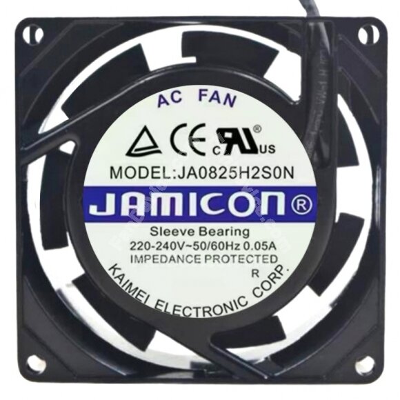 JAMICON JA0825H2S0N 220-240V 0.05A 2 Wires Cooling Fan