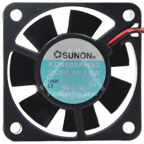 Sunon KD0505PHB2 5V 1.9W 2 Wires Axial Cooling Fan
