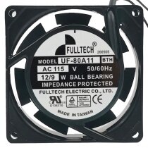 FULLTECH UF-80A11 BTH 115V 12/9W 2 Wires Axial Cooling Fan