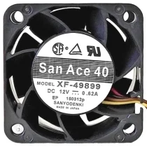 Sanyo XF-49899 12V 0.62A 4 Wires Axial Cooling Fan