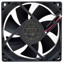 Yate Loon D80SM-24 24V 0.14A 2 Wires Axial Cooling Fan