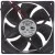 T&T MW-925H12S 12V 0.32A 2 Wires Axial Cooling Fan