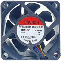 Sunon EF60251BX-Q03C-S99 12V 2.40W 4 Wires Cooling Fan