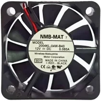 NMB-MAT 2004KL-04W-B40 12V 0.085A 2 Wires Axial Cooling Fan