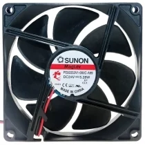 Sunon PE92252V1-000C-A99 DC 24V 5.28W 2 Wires Axial Cooling Fan