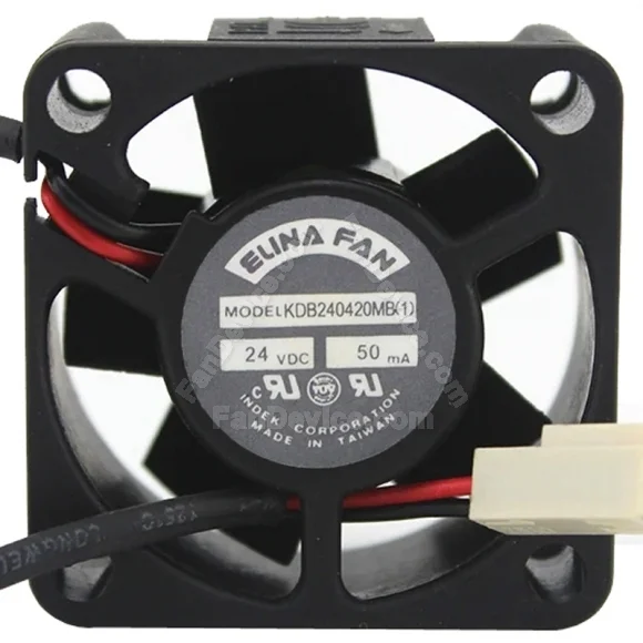 ELINA FAN KDB240420MB(1) DC 12V 50mA 2 Wires Axial Cooling Fan
