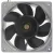 Sanyo 9LB1224S102 DC 24V 0.46A 3 Wires Axial Cooling Fan