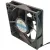XING XIN DA XXD1202524ECB 110-240V 0.03A 2 Wires EC Brushless Cooling Fan
