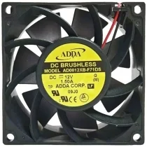 ADDA AD0812XB-F71DS 12V 1.50A DC Brushless 2 Wires Axial Cooling Fan
