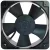 JIULONG G20060HA2BL-C 220V 0.48A 65W 2 Wires Axial Cooling Fan