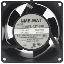 NMB-MAT 3115FS-12T-B10 115V 5/4.5W Impedance Protected 1 PHASE Cooling Fan